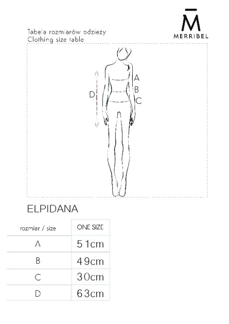 Sweter damski luźny Merribel Elpidana One size Granatowy (5907621627805) - obraz 5