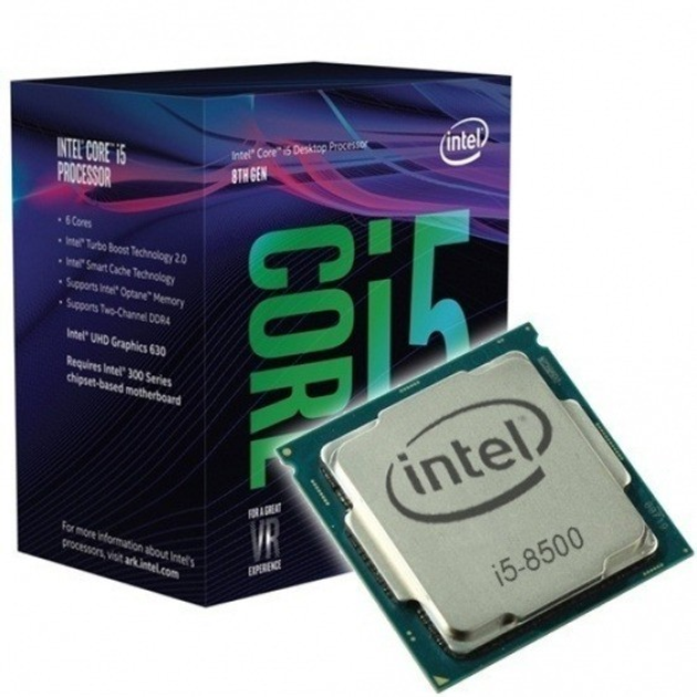 Процесcор Intel Core i5-8500 4.1 GHz. 6 ядра/6 потока. Soket 1151. Tray ...