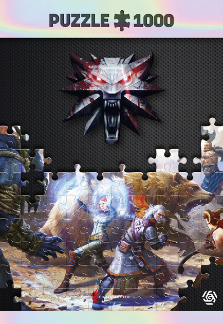 Puzzle Good Loot Wiedźmin Geralt & Triss in Battle 1000 elementów (5908305233619) - obraz 1