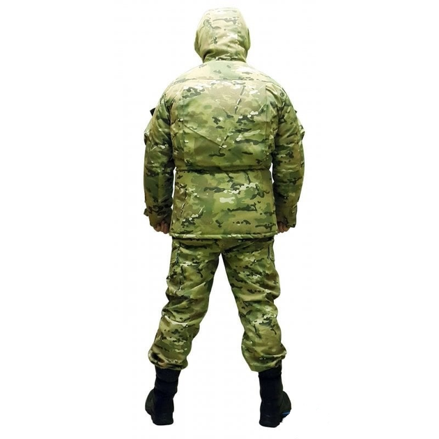 Зимовий камуфляжний костюм, бушлат та штани Мультикам -20 C Pancer Protection 48 - зображення 2