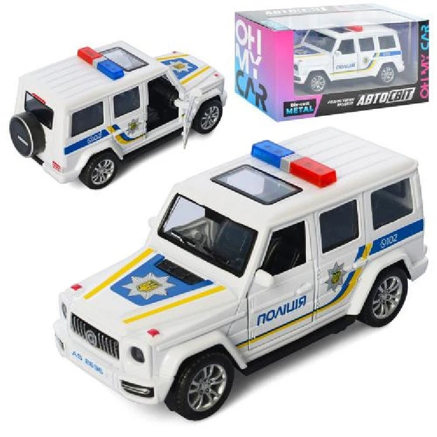 Джип Поліція АвтоСвіт поліцейська машинка (AS-2696) - зображення 2