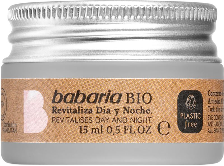 Крем для контуру очей Babaria Bio Revitalizes Day And Night Eye Contour 15 мл (8410412100410) - зображення 1