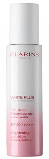 Emulsja do twarzy Clarins White Plus Pure Translucency Brightening Emulsion SPF20 75 ml (3380810106732) - obraz 1