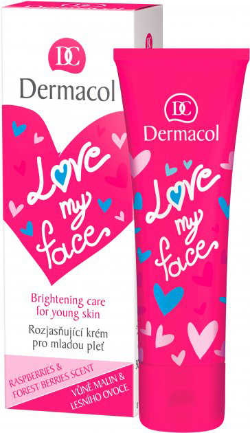 Emulsja do twarzy Dermacol Love My Face Young Skin Brightening Care 50 ml (8590031109190) - obraz 1