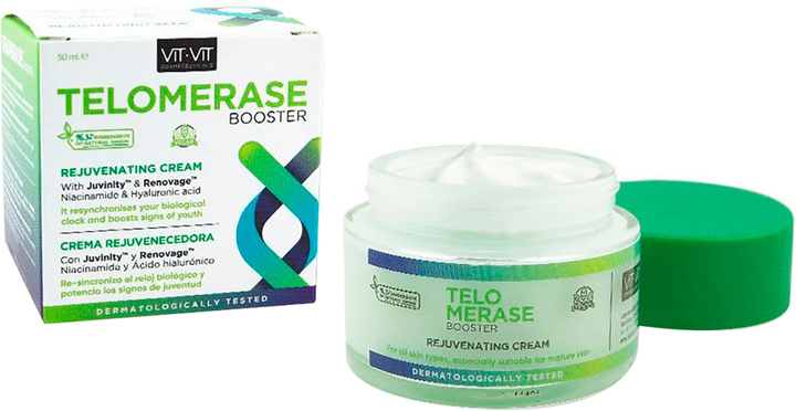 Krem do twarzy Diet Esthetic Vit Vit Cosmeceuticals Telomerase Rejuvenating Cream 50 ml (8430830508575) - obraz 1