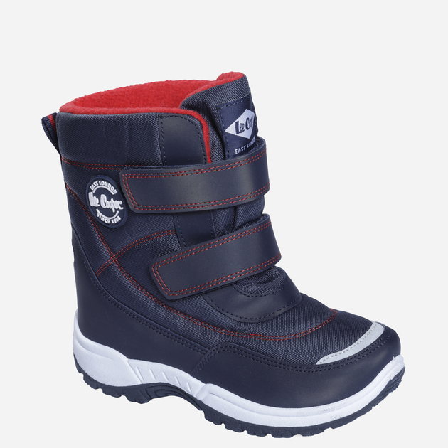 Śniegowce chłopięce ocieplane Lee Cooper LCJ-23-44-1995K 32 Ciemnogranatowe (5904292129799) - obraz 1