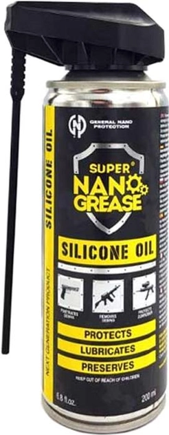 Масло General Nano Protection Silicone ружейное спрей (защита, смазка, хранение) 200 мл (4290135) - изображение 2
