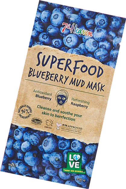 Glinkowa maska do twarzy Montagne Jeunesse Superfood Blueberry Mud Mask 10 g (83800049875) - obraz 1