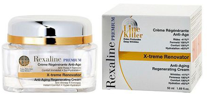 Kremowa maska do twarzy Rexaline Premium X-Treme Gold Radiance Line Killer Regenerating Mask With Pure Gold 50 ml (3593787600121) - obraz 2
