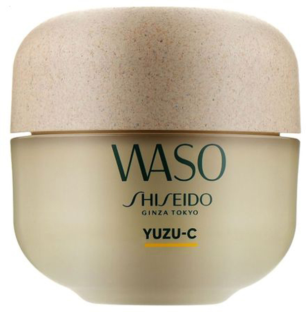 Кремова маска для обличчя Shiseido Waso Yuzu-C Beauty Sleeping Mask-Refill 50 мл (768614188827) - зображення 1