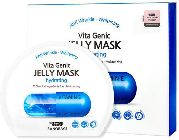 Maseczka do twarzy na tkaninie Banobagi Vita Genic Hydrating Anti Wrinkle Jelly Mask 30 ml (8809486362266) - obraz 1