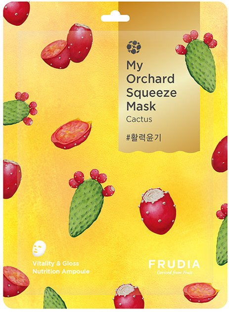 Тканинна маска для обличчя Frudia My Orchard Squeeze Mask Cactus 20 мл (8803348040187) - зображення 1