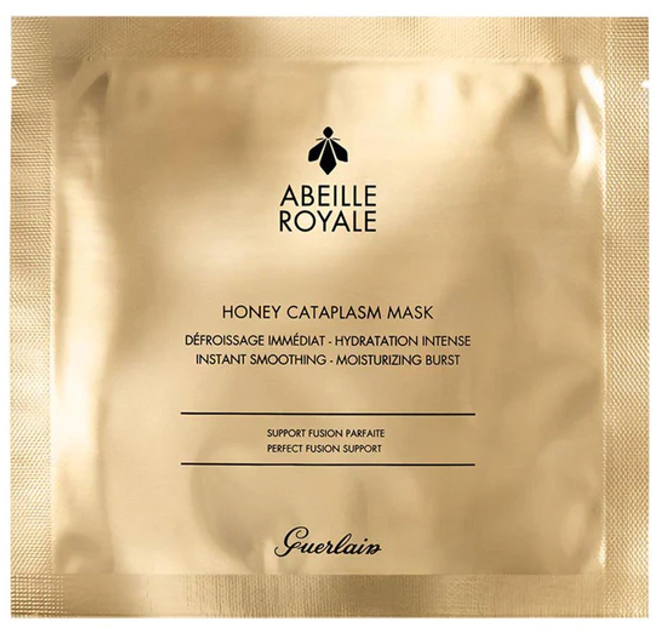 Тканинна маска для обличчя Guerlain Abeille Royale Mascarilla Honey Cataplasm 4 x 28 мл (3346470610583) - зображення 1
