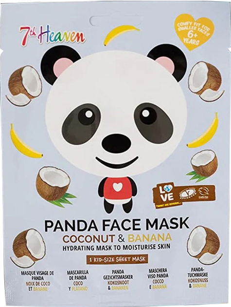 Maseczka do twarzy na tkaninie Montagne Jeunesse Panda Face Mask 20 ml (83800047840) - obraz 1