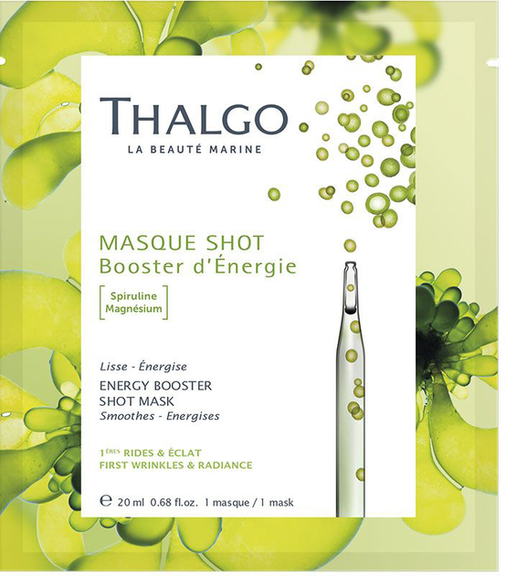 Тканинна маска для обличчя Thalgo Energy Booster Shot Mask 20 мл (3525801677673) - зображення 1