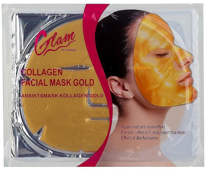 Żelowa maska do twarzy Glam Of Sweden Mask Gold Face 60 g (7332842014529) - obraz 1