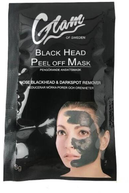 Czarna maska do twarzy Glam Of Sweden Mask Black Head Peel Off 3 x 8 g (7332842014673) - obraz 1