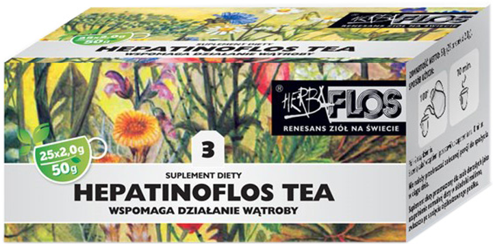 Чай HB Flos Hepatinoflos 3 20 шт (5902020822004) - изображение 1