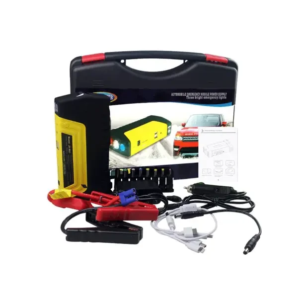 Автомобильное Пуско-зарядное устройство Jump Starter TM-15 Пуско-зарядка с аккумулятором для авто ANS 50800mAh - Фото 1 Автомобильное Пуско-зарядное устройство Jump Starter TM-15 Пуско-зарядка с аккумулятором для авто ANS 50800mAh - изображение 1