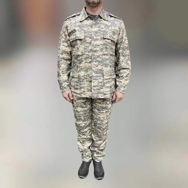 Військова форма, кітель та штани, піксель НАТО, розмір L, Yakeda, тактична військова форма - зображення 1