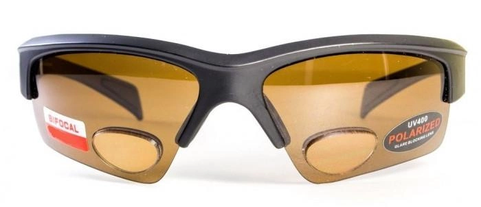 Бифокальные поляризационные очки BluWater Bifocal-2 (+2.0) Polarized (brown) коричневые - изображение 2