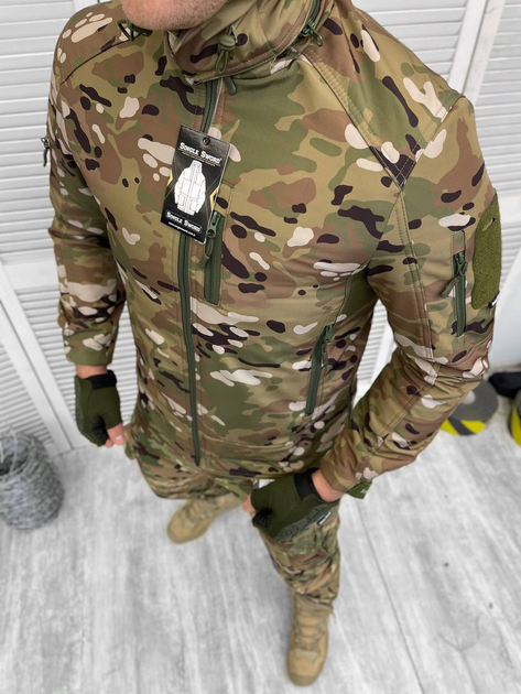 Тактична куртка софтшел single sword exercise Мультикам S - зображення 2