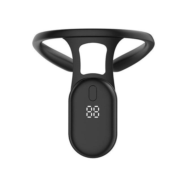 Умный корректор осанки для спины с вибрацией Posture training device USB Черный (KG-10188) - изображение 1