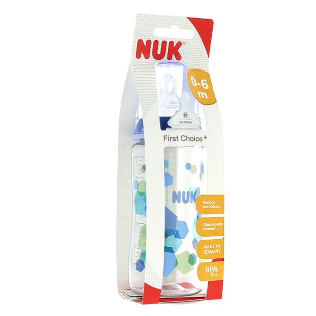 Butelka do karmienia Nuk Bottle First Choice Silicone Teat T-1M 300ml (4008600235347) - obraz 1