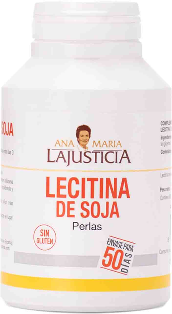 Амінокислота Ana MarIa Lajusticia Лецитин Соя 300 перлин (8436000680317) - зображення 1