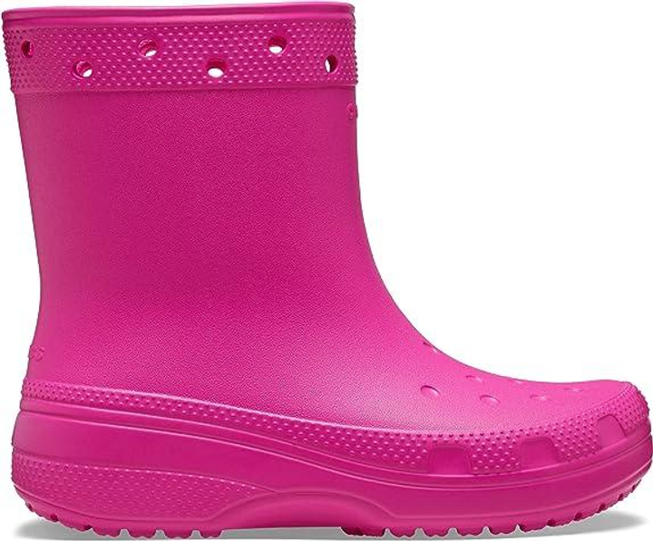 Женские резиновые сапоги Crocs Classic Rain Boot 39 Розовые 208363 ...