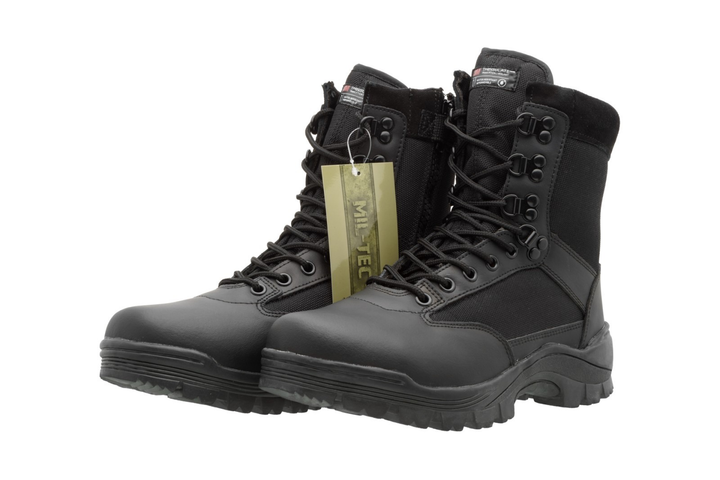 Черевики Mil-Tec Tactical boots black на блискавці Німеччина 46 - зображення 2