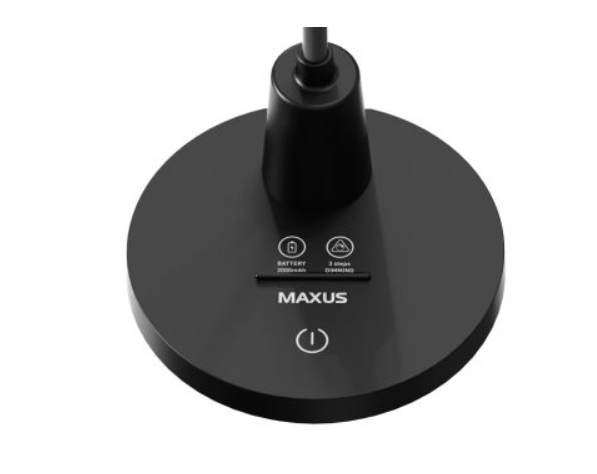 Лампа настільна MAXUS DL 8W 5000K BL Battery (вбудований акумулятор) - Фото 4 Лампа настільна MAXUS DL 8W 5000K BL Battery (вбудований акумулятор) - зображення 4