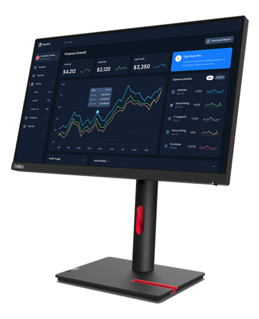 Монітор 21.5" Lenovo ThinkVision T22i-30 WLED LCD (63B0MAT6EU) - зображення 3