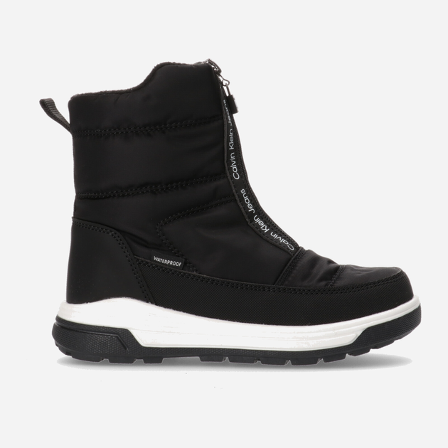 Підліткові зимові чоботи-дутики для хлопчика Calvin Klein Jeans V3X5-80754-1485999 38 Чорні (8052578373811) - зображення 1