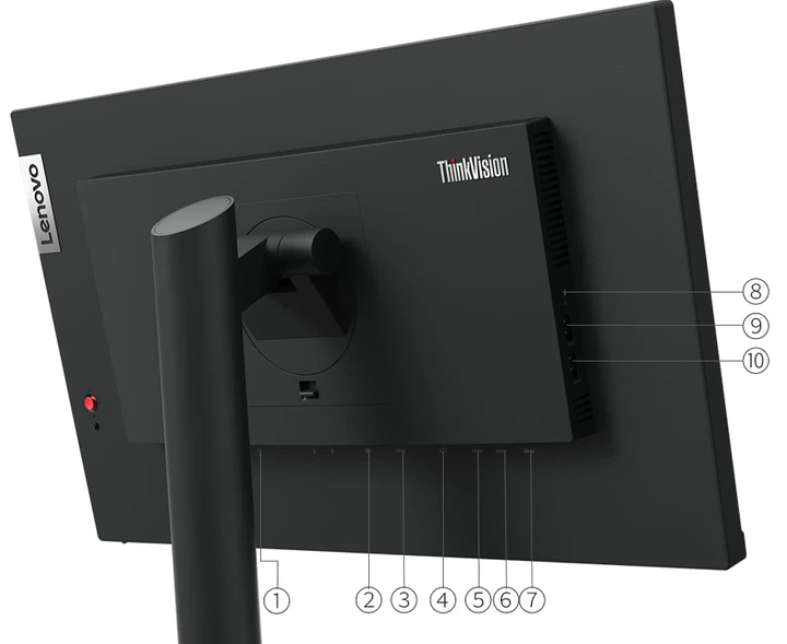 Monitor 23" Lenovo ThinkVision T23i-30 WLED LCD (63B2MAT6EU) - obraz 9