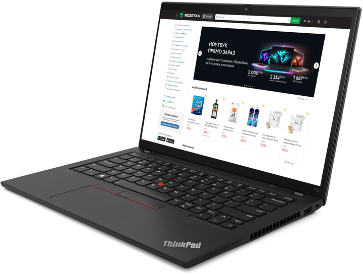 Ноутбук Lenovo ThinkPad T14 Gen 4 (21HD003MRA) Thunder Black – фото ...