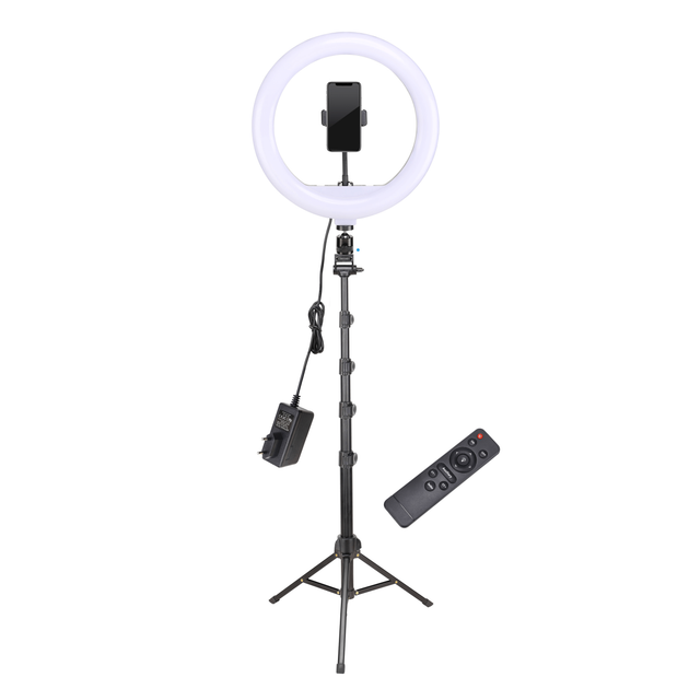 Тримач з кільцевим освітленням Bluetooth 12 " YQ-320A light set (Kit2) |170cm Stand, Plug Powered, 3000-6500K| - изображение 7