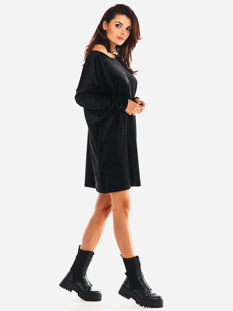 Плаття жіноче Awama A370 212872 One Size Чорне (5902360549265) - зображення 4
