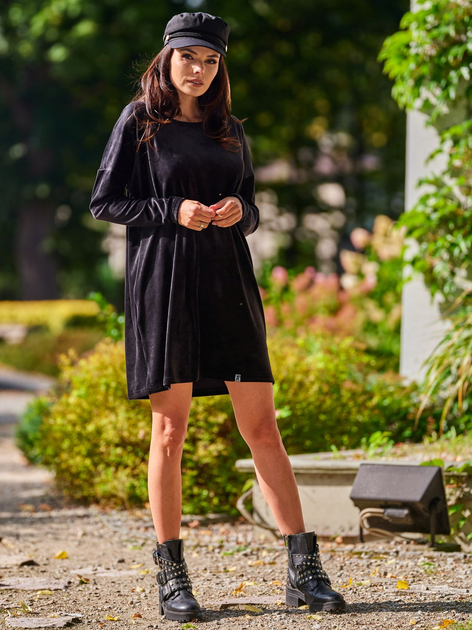 Плаття жіноче Awama A370 212872 One Size Чорне (5902360549265) - зображення 9