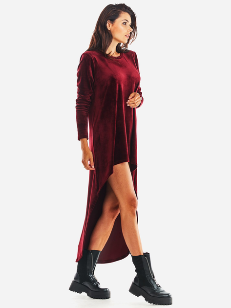 Плаття жіноче Awama A379 212910 L Бордове (5902360551602) - зображення 4