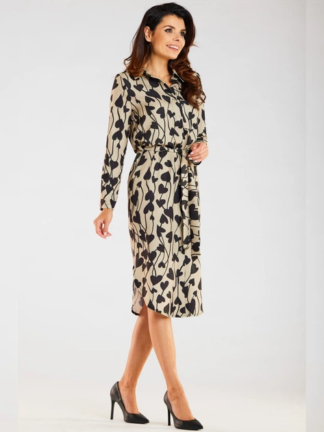 Sukienka koszulowa damska Awama A465 1220665 S Wielokolorowa (5902360561496) - obraz 4
