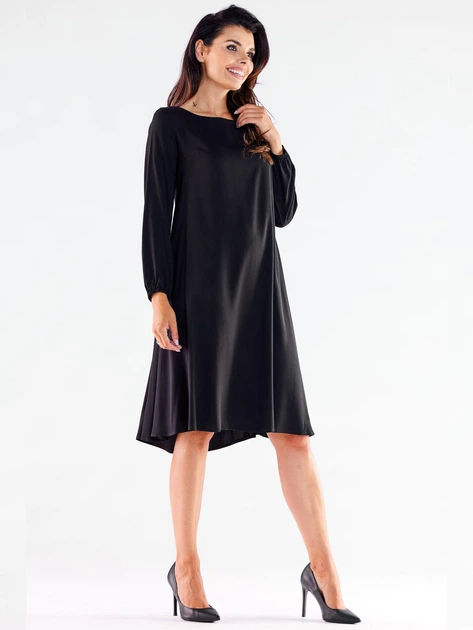 Sukienka tunika damska Awama A524 1220728 XL Czarna (5902360571846) - obraz 3