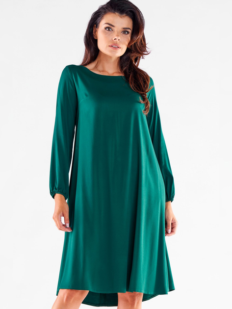 Плаття жіноче Awama A524 1220729 M Темно-зелене (5902360571860) - зображення 1