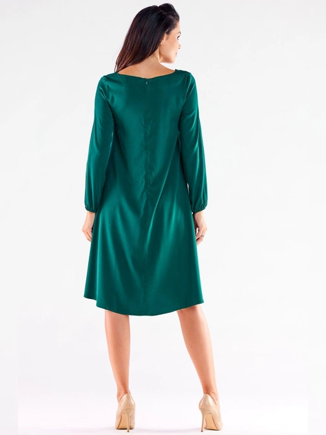 Плаття жіноче Awama A524 1220729 M Темно-зелене (5902360571860) - зображення 2
