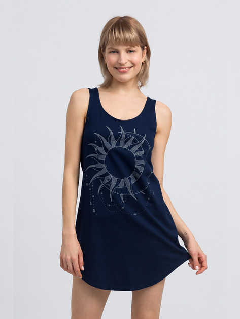 Нічна сорочка LaLupa LA050 1104377 2XL Navy Blue (5903887627535) - зображення 1