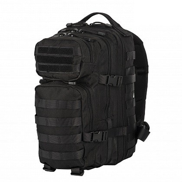 Рюкзак тактичний (20 л) M-Tac Assault Pack Black армійський - зображення 1