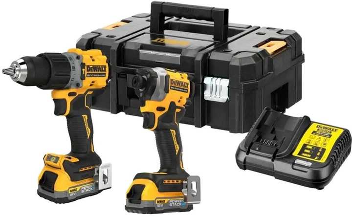 Набір з двох інструментів безщіткових DeWalt DCK2050E2T - зображення 2