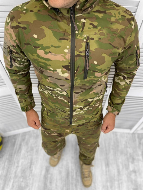 Армійська куртка софтшел acord Мультикам XL - зображення 1