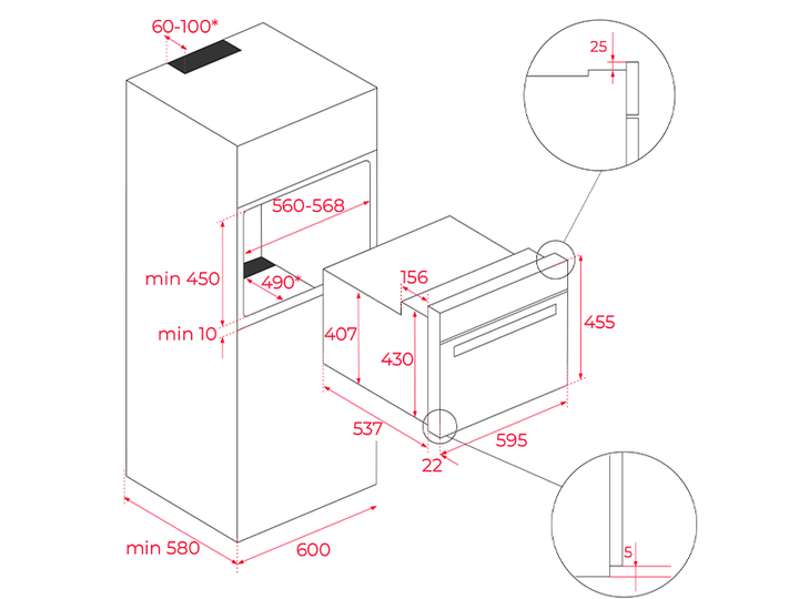 Духова шафа Teka - HLC 8440 C BK 111160012 - зображення 8