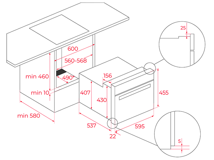 Духова шафа Teka - HLC 8440 C BK 111160012 - зображення 9